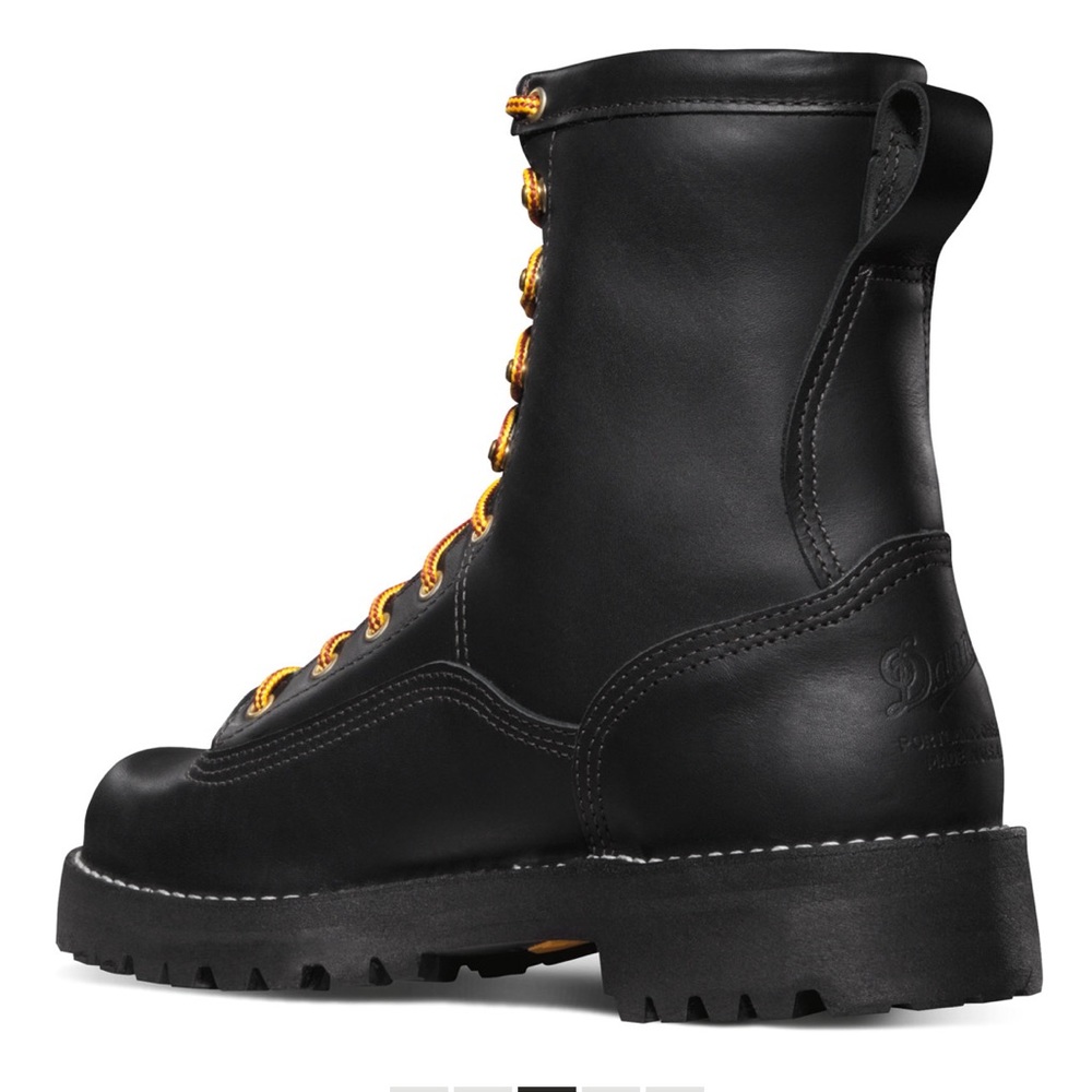 Danner Boots Women Rain Forest 8” Boot in Black size 10W Combat boots - Picture 3 of 5